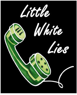Little White Lies poster created by Hali Linn for Dan Gordon, Playwright