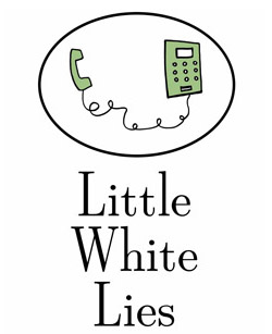 Little White Lies poster created by Hali Linn for Dan Gordon, Playwright