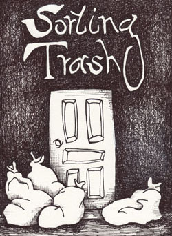 Sorting Trash poster created by Hali Linn for Dan Gordon, Playwright