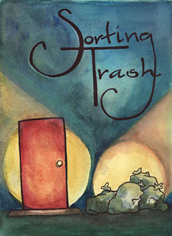Sorting Trash poster created by Hali Linn for Dan Gordon, Playwright